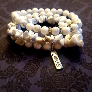 Howlite bracelet